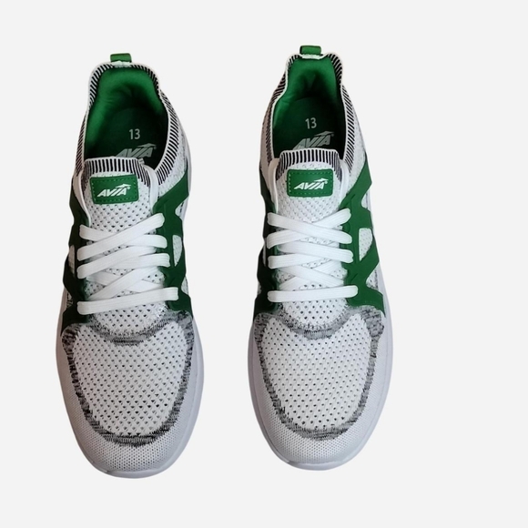 Avia Green and White Athletic Training Shoes - Picture 5 of 6